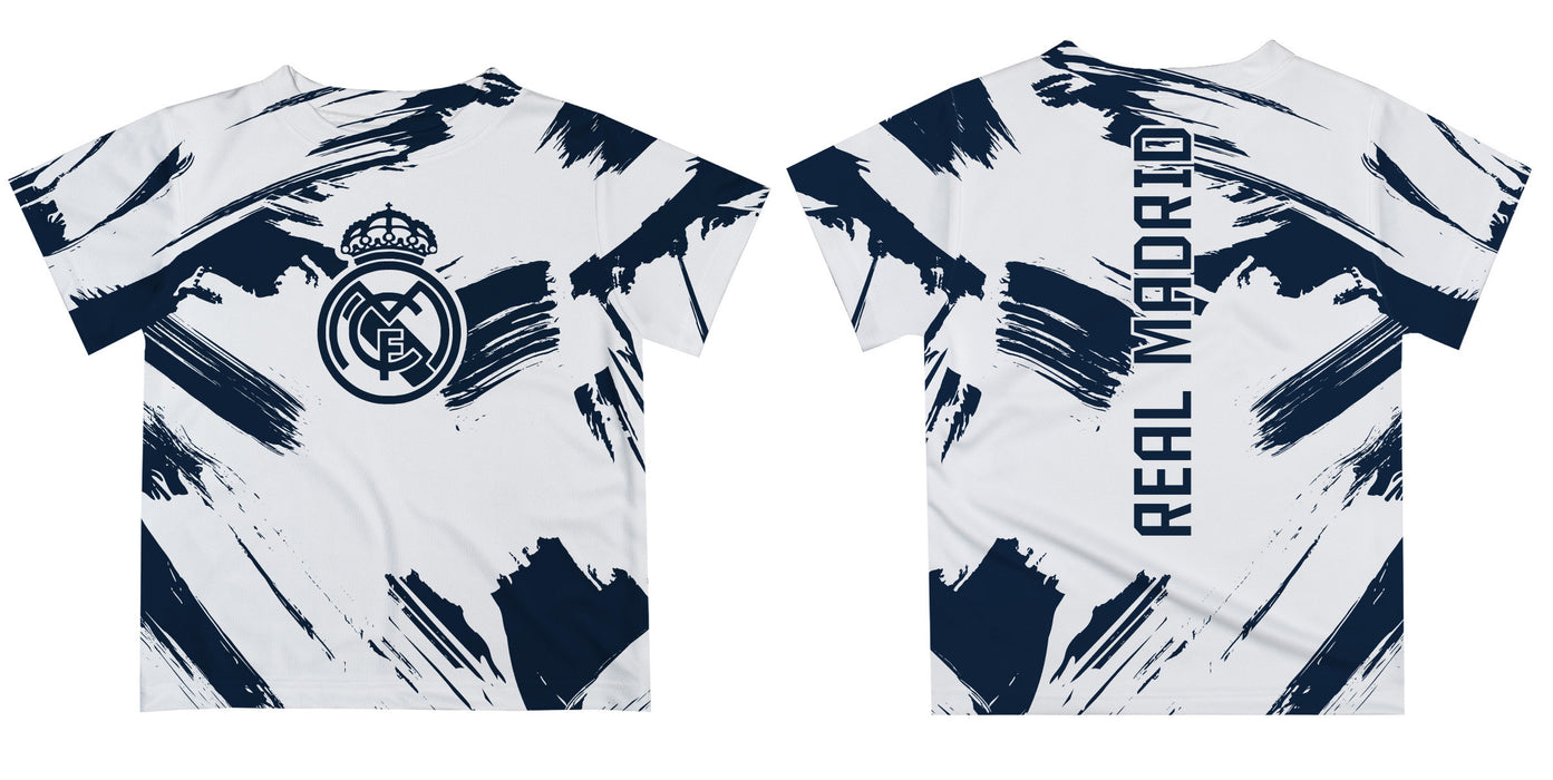 Real Madrid Boys Paint Brush Game Day Navy Short Sleeve Tee - Vive La Fête - Online Apparel Store