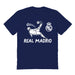 Real Madrid Impressions Artwork Navy Youth Cotton T-Shirt