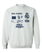 Real Madrid Womens White Cotton Crewneck Pullover Sweatshirt