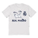 Real Madrid Womens White Cotton Tshirt