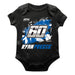Ryan Preece Cotton Short Sleeve Bodysuit Black