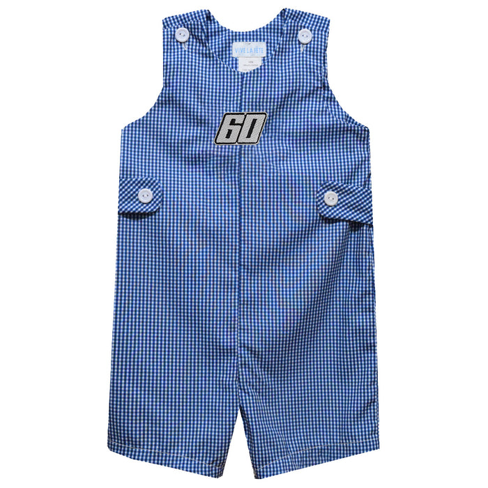 Ryan Preece Vive La Fete Gingham Jon Jon Romper - Royal