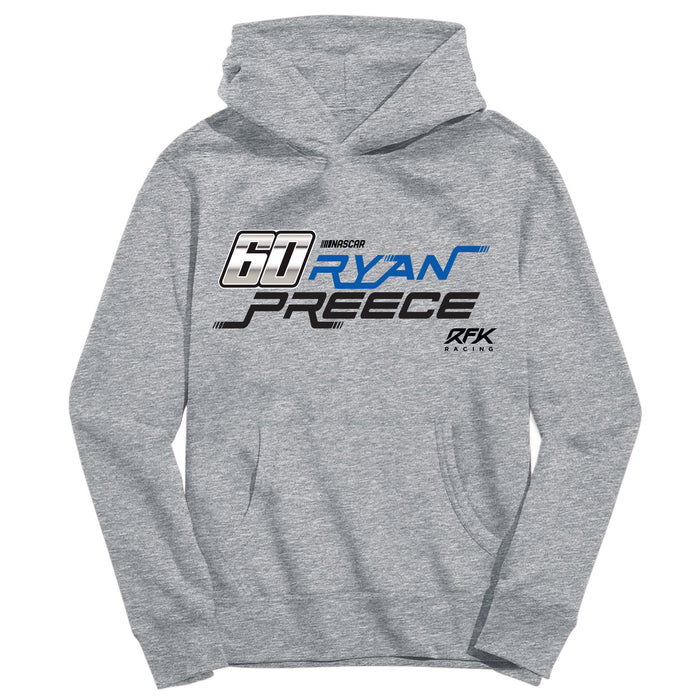 Ryan Preece Vive La Fete NASCAR Pullover Cotton Hoodie Gray