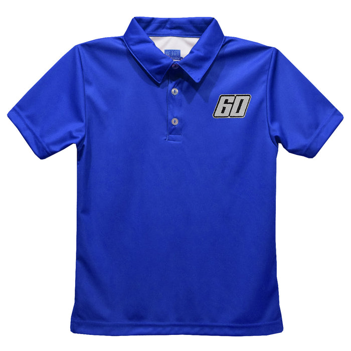 Ryan Preece Vive La Fete Solid Polo - Royal