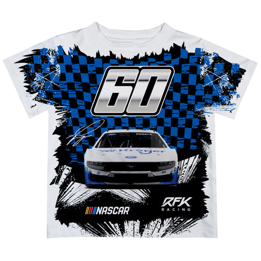Ryan PreeceVive La Fete NASCAR Checkered Racing Car T-Shirt Royal