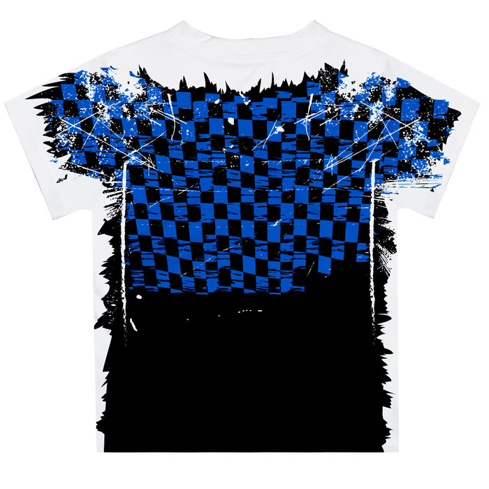 Ryan PreeceVive La Fete NASCAR Checkered Racing Car T-Shirt Royal