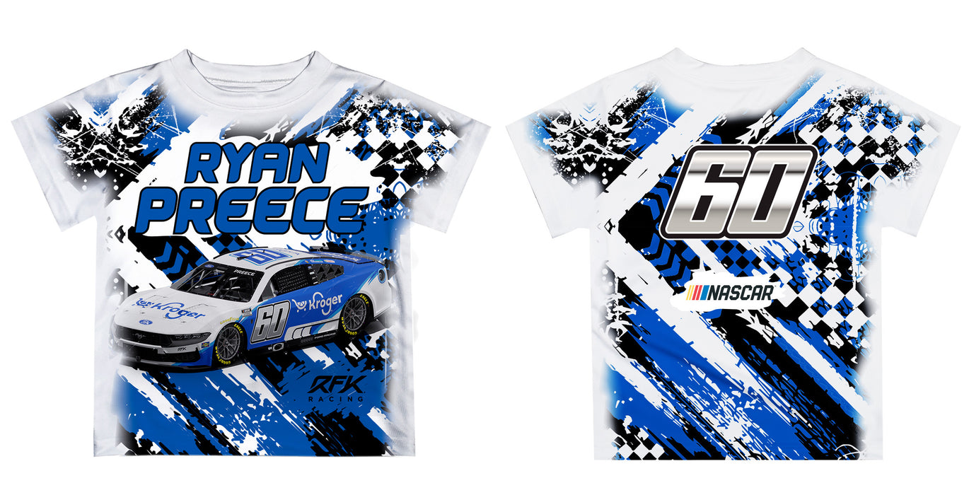 Ryan PreeceVive La Fete NASCAR Abstract Kids T-Shirt Royal