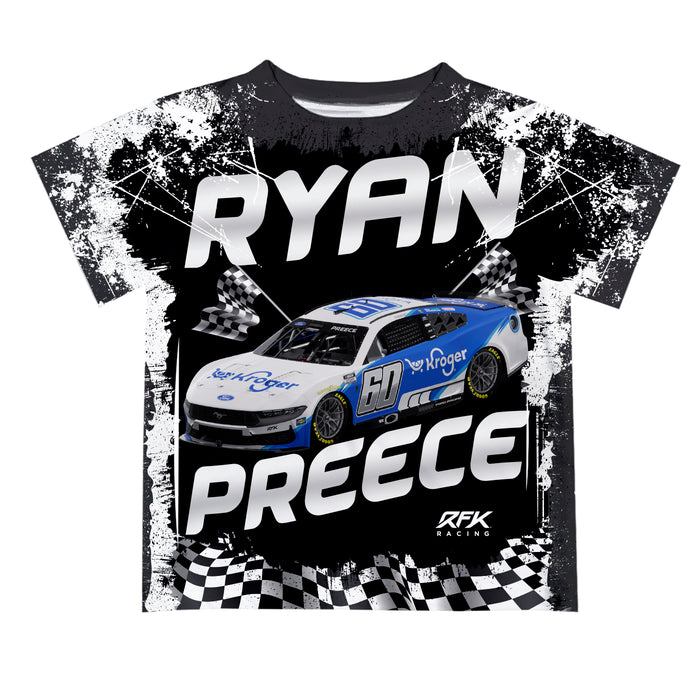 Ryan PreeceVive La Fete NASCAR Abstract Kids T-Shirt Black