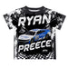Ryan PreeceVive La Fete NASCAR Abstract Kids T-Shirt Black