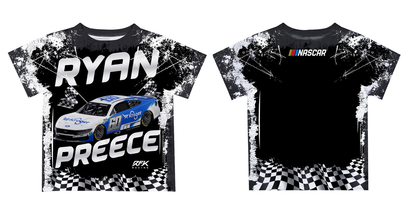 Ryan PreeceVive La Fete NASCAR Abstract Kids T-Shirt Black