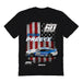 Ryan Preece Vive La Fete NASCAR American Flag Cotton T-Shirt Black
