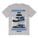 Ryan Preece Vive La Fete NASCAR Car View Cotton T-Shirt Gray