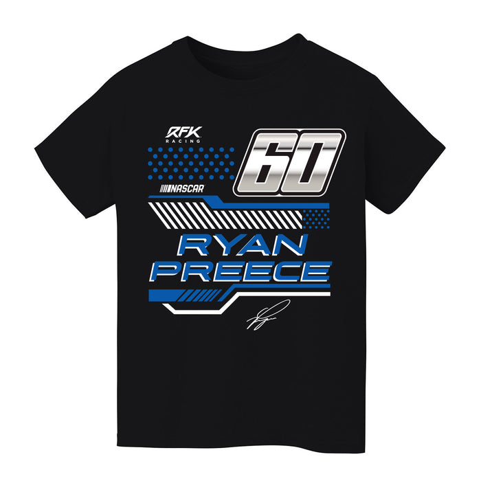 Ryan Preece Vive La Fete NASCAR Geometric Classic Front Cotton T-Shirt Black