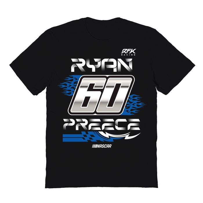 Ryan Preece Vive La Fete NASCAR Fire number Cotton T-Shirt Black