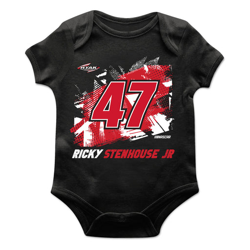 Ricky Stenhouse Jr  Cotton Short Sleeve Bodysuit Black