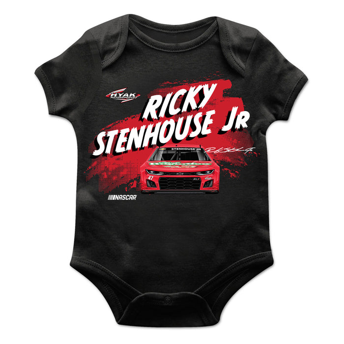 Ricky Stenhouse Jr  Cotton Short Sleeve Bodysuit Black