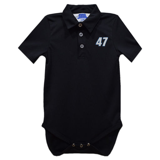 Ricky Stenhouse Jr. Vive La Fete Solid Polo Bodysuit - Black