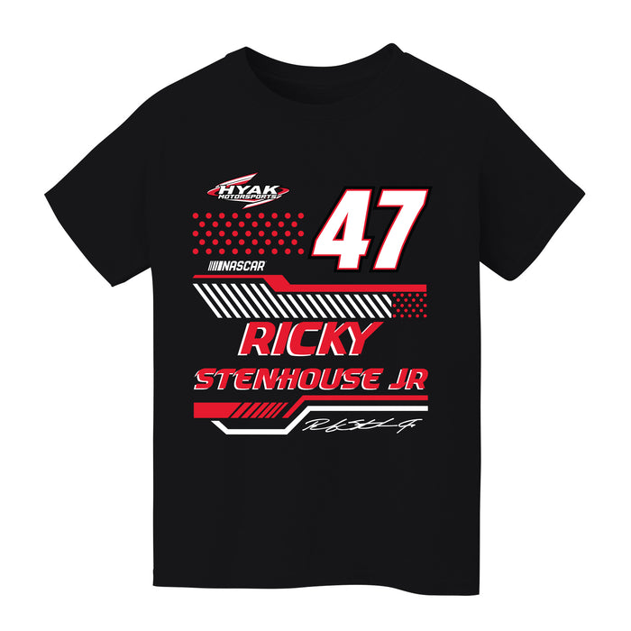 Ricky Stenhouse Jr Vive La Fete NASCAR Geometric Classic Front Cotton T-Shirt Black