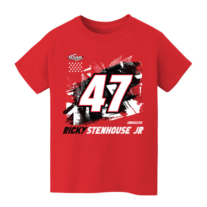 Ricky Stenhouse Jr Vive La Fete NASCAR Fire number Cotton T-Shirt Red