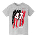 Ricky Stenhouse Jr Vive La Fete NASCAR American Flag Cotton T-Shirt Gray