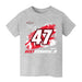 Ricky Stenhouse Jr Vive La Fete NASCAR Abstract Halftones Cotton T-Shirt Gray