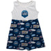 San Diego Nascar Repeat Print Impressions Sleeveless Tank Dress Navy