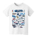 San Diego Nascar Impressions Artwork Youth Cotton T-Shirt White