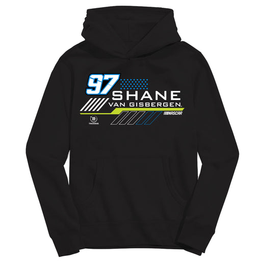 Shane Van Gisbergen Nascar Youth Pullover Cotton Hoodie Black