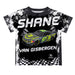 Shane Van Gisbergen Vive La Fete NASCAR Abstract Kids T-Shirt Black