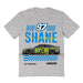 Shane Van Gisbergen Vive La Fete NASCAR Name Grid Classic Cotton T-Shirt Gray