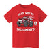 Sacramento Republic On My Way Monster Truck Red Cotton Short Sleeve Tee