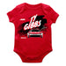 Ty Gibbs Cotton Short Sleeve Bodysuit Red