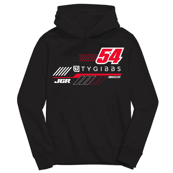 Ty Gibbs Vive La Fete NASCAR Pullover Cotton Hoodie - Black