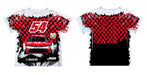 Ty Gibbs Vive La Fete NASCAR Checkered Racing Car T-Shirt - Red - Vive La Fête - Online Apparel Store