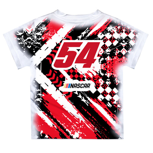Ty Gibbs Vive La Fete NASCAR Abstract Kids T-Shirt  - Red - Vive La Fête - Online Apparel Store