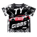 Ty Gibbs Vive La Fete NASCAR Abstract Kids T-Shirt  - Black