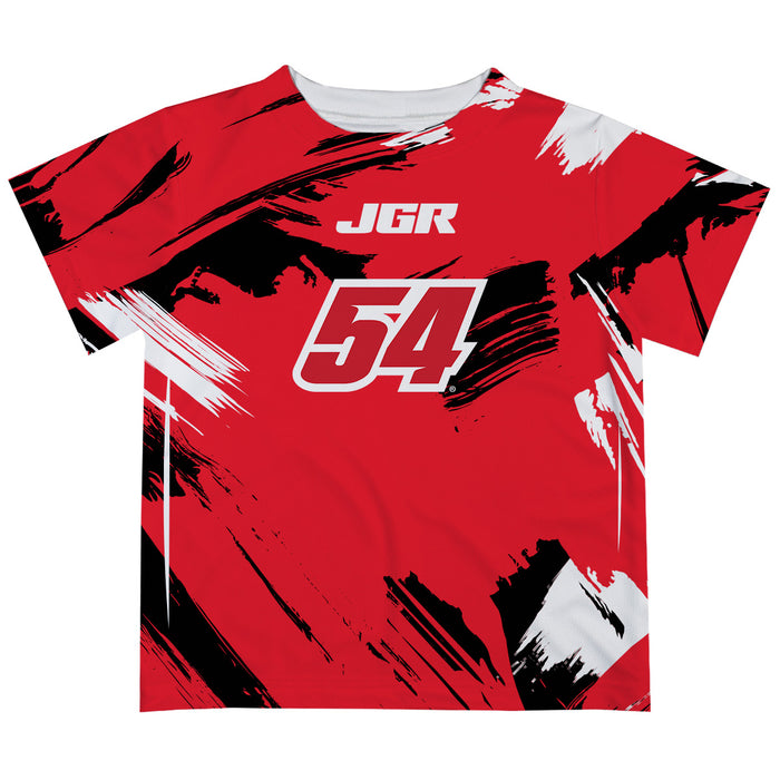 Ty Gibbs Vive La Fete NASCAR Paint Brush T-Shirt - Red