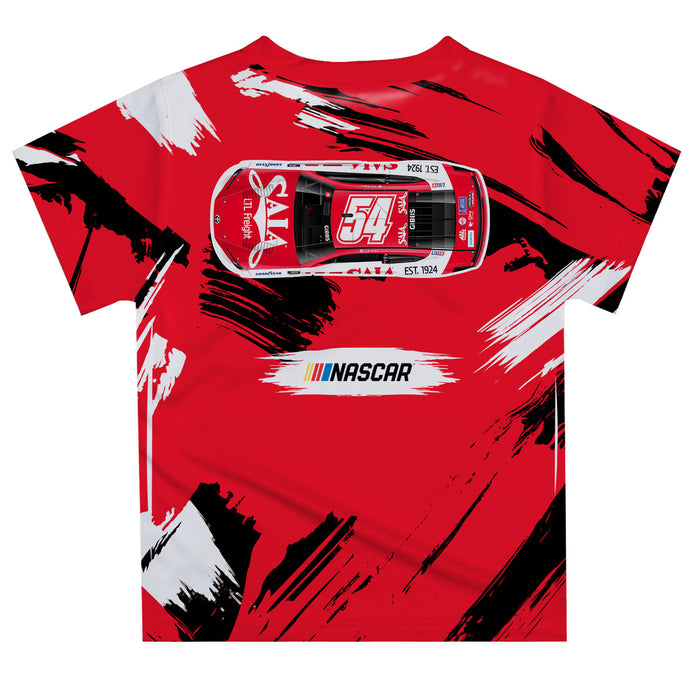 Ty Gibbs Vive La Fete NASCAR Paint Brush T-Shirt - Red - Vive La Fête - Online Apparel Store