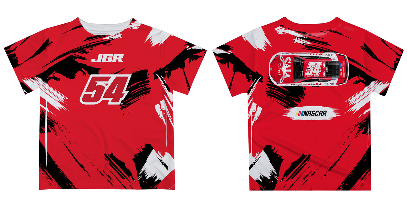 Ty Gibbs Vive La Fete NASCAR Paint Brush T-Shirt - Red - Vive La Fête - Online Apparel Store