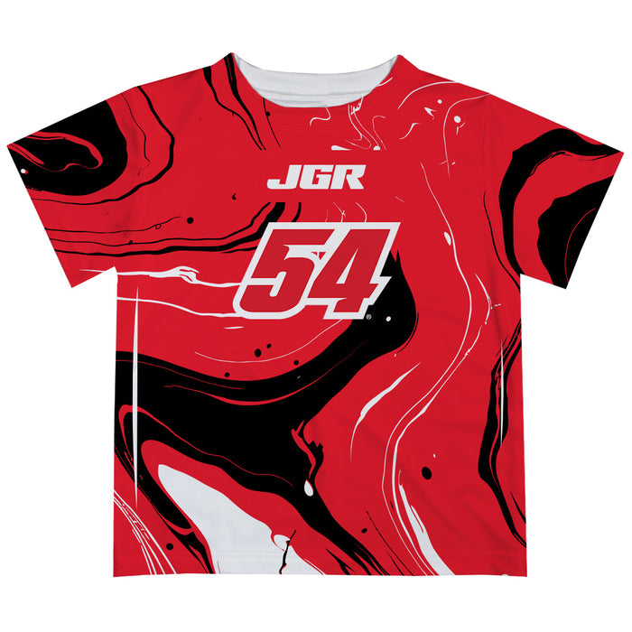 Ty Gibbs Vive La Fete NASCAR Marble T-Shirt - Red