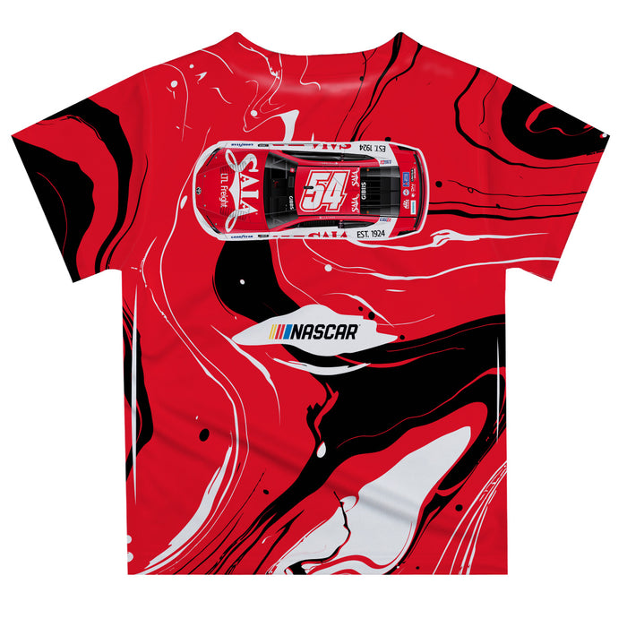 Ty Gibbs Vive La Fete NASCAR Marble T-Shirt - Red - Vive La Fête - Online Apparel Store