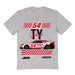 Ty Gibbs NASCAR Name Grid Classic Cotton T-Shirt  - Grey