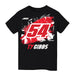 Ty Gibbs NASCAR Abstract Halftone Front Cotton T-Shir - Black
