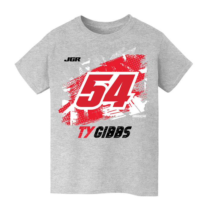 Ty Gibbs NASCAR Number Grunge - Grey