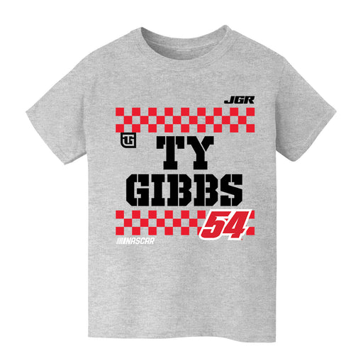 Ty Gibbs NASCAR Grid Car Cotton T-Shirt  - Grey
