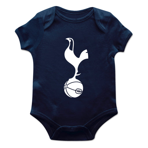 Tottenham Hotspur Infant Navy Short Sleeve Bodysuit With Logo