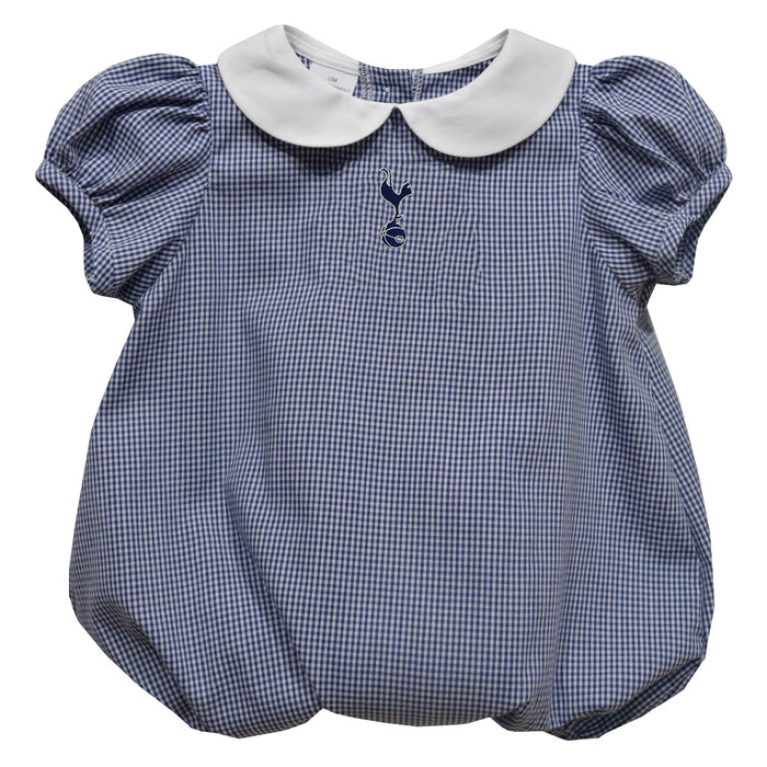 Tottenham Hotspur Vive La Fete Gingham Puffy Bubble Dress - Navy