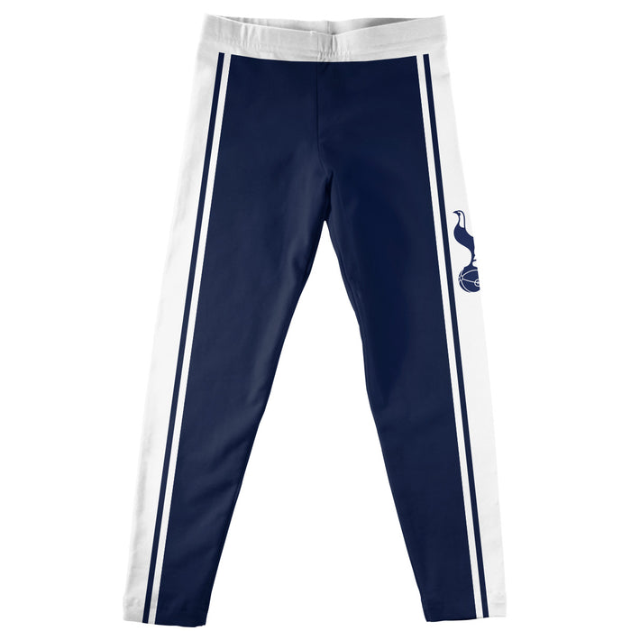 Tottenham Hotspur Girls Game Day Navy with White Stripes Leggings Tights - Vive La Fête - Online Apparel Store