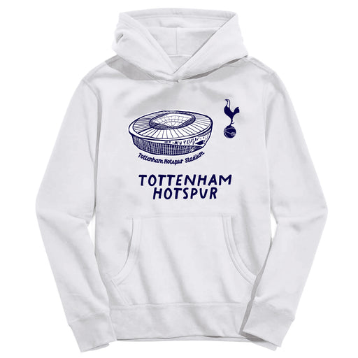 Tottenham Hotspur Youth White Pullover Cotton Hoodie