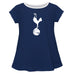 Tottenham Hotspur Vive La Fete Girls Short Sleeve Navy Top with Big Logo on Chest - Vive La Fête - Online Apparel Store